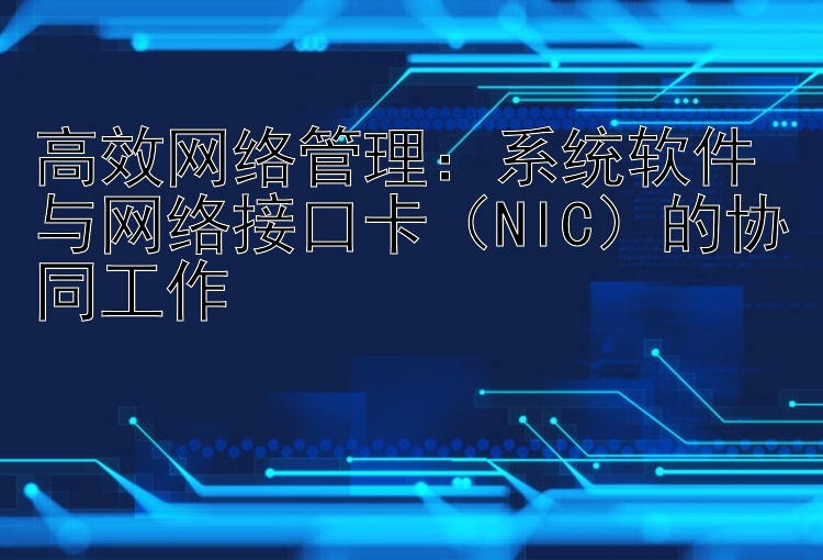 高效网络管理：系统软件与网络接口卡（NIC）的协同工作