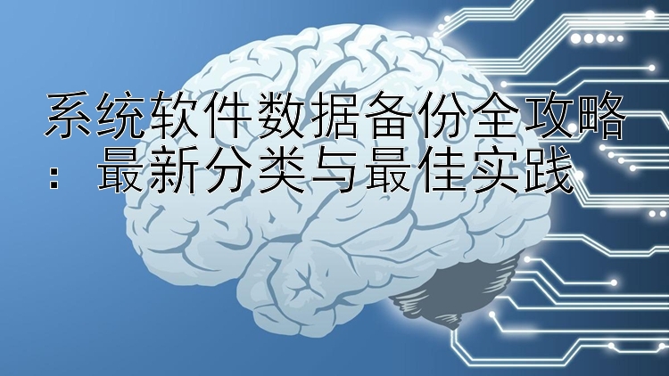 系统软件数据备份全攻略：最新分类与最佳实践