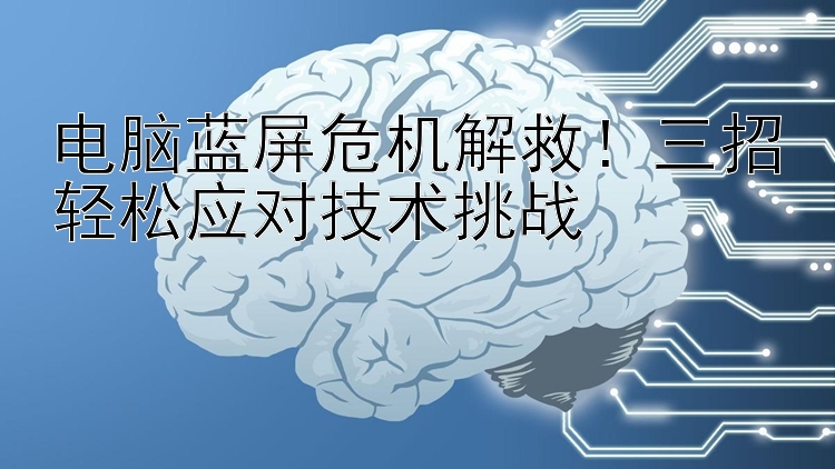 电脑蓝屏危机解救！三招轻松应对技术挑战